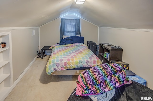 600 N Washington St, Sparta, IL 62286 - bedroom featuring baseboards, vaulted ceiling, visible vents, and carpet