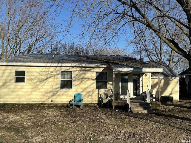 view of rear view of property