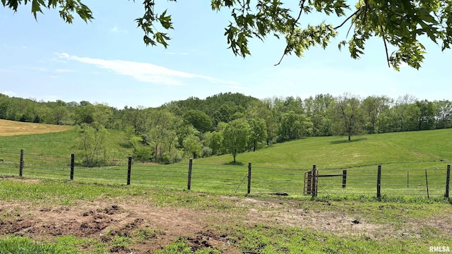 1548 Koehn Rd, Ava, IL 62907 - view of yard with fence and a rural view
