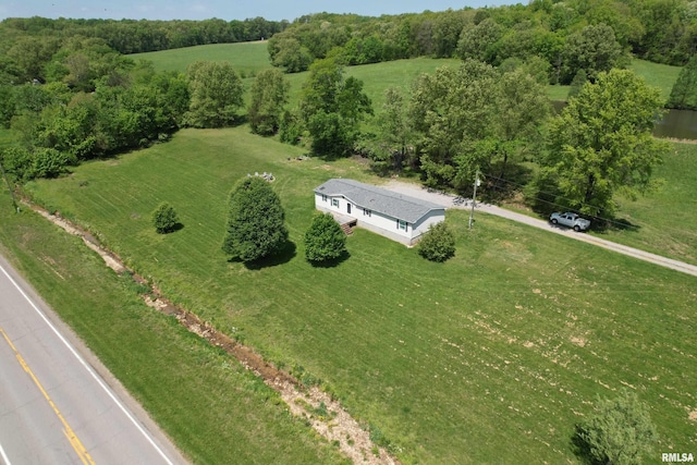 8065 E State Route 146th Hwy, Grantsburg, IL 62943 - aerial overview of property's location featuring rural landscape