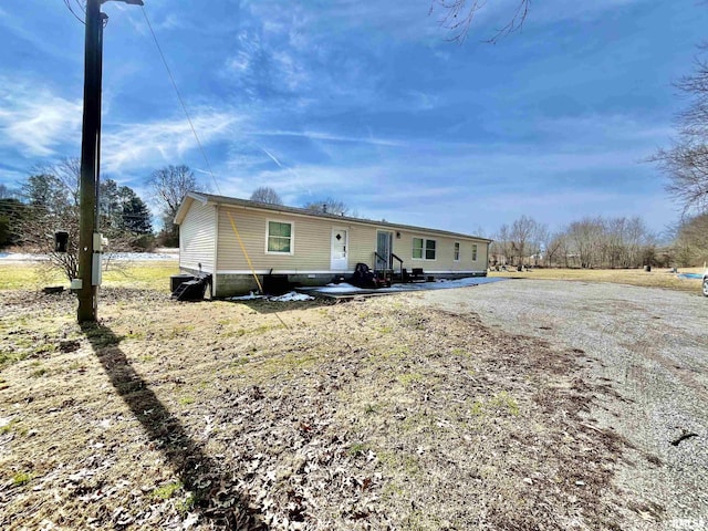 view of manufactured / mobile home