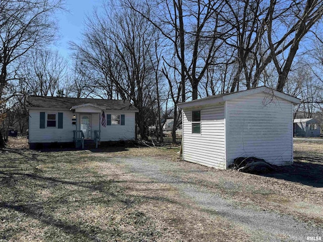 exterior space with driveway