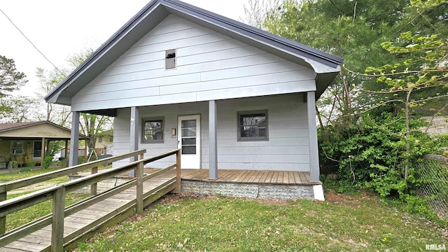 202 S Liberty St, Marion, IL 62959 - view of front of home featuring covered porch