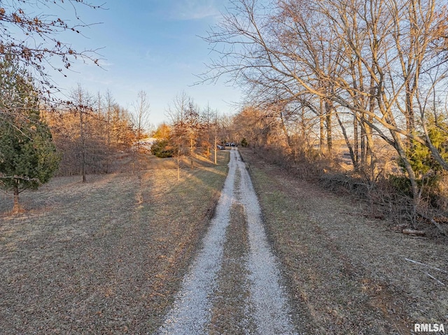 view of road