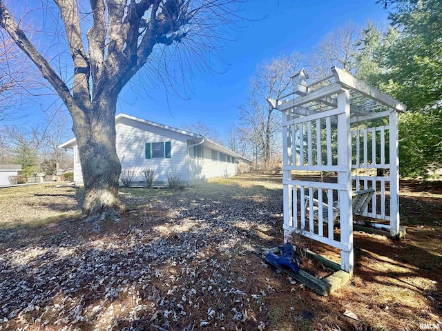 view of side of property