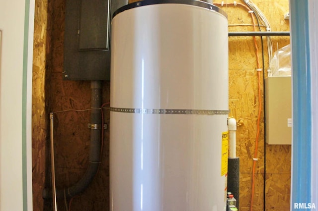 utilities featuring gas water heater