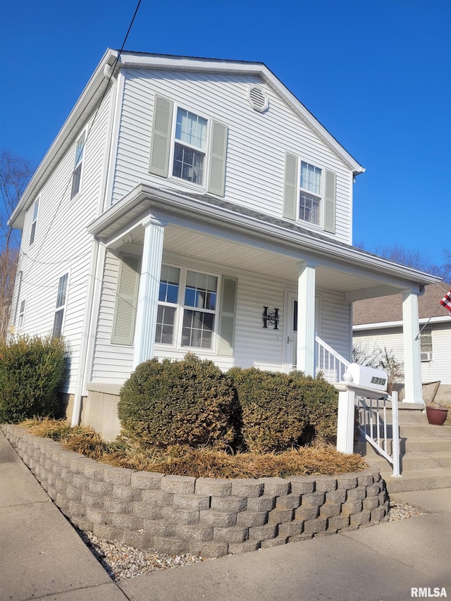 view of front of house featuring a porch