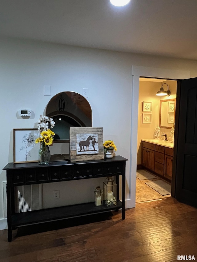 room details featuring wood finished floors