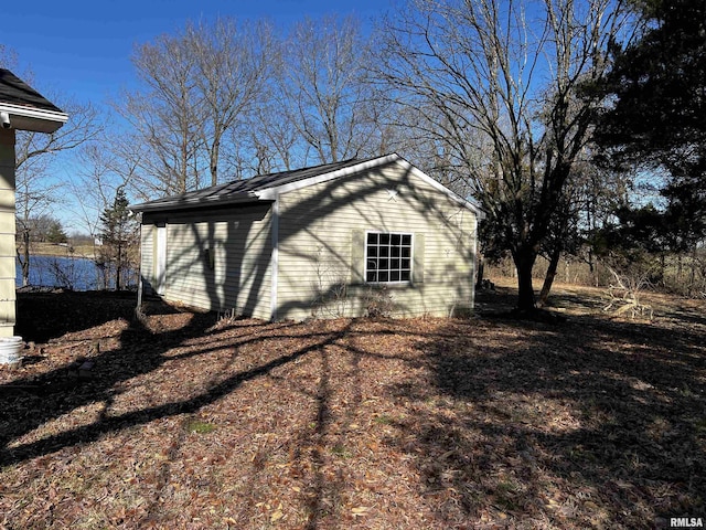 view of property exterior