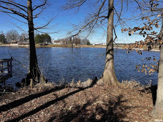 view of water feature