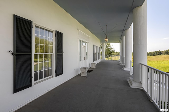 view of patio / terrace featuring a porch