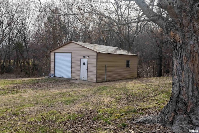 view of outbuilding featuring an outbuilding