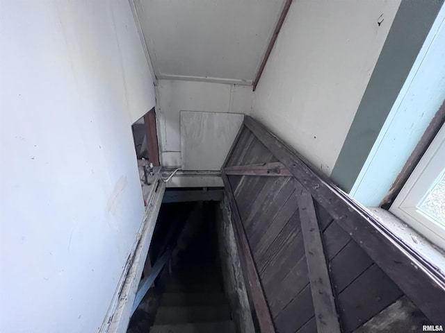 view of staircase