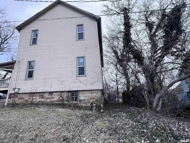 view of side of property