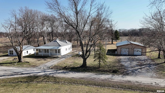 view of road featuring driveway