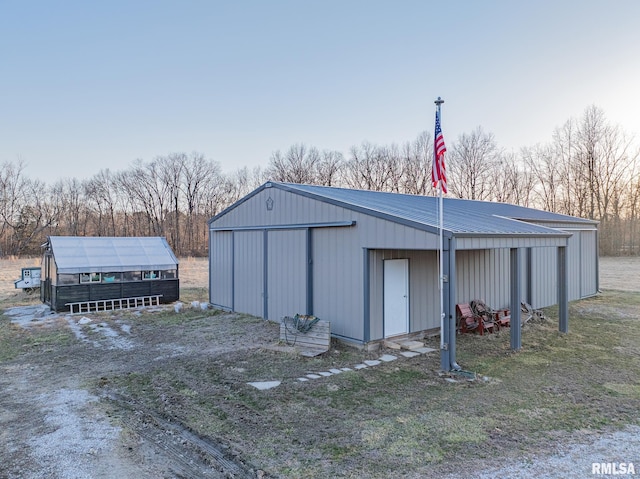 2814 Chouteau Ave, Odin, IL 62870 - view of pole building