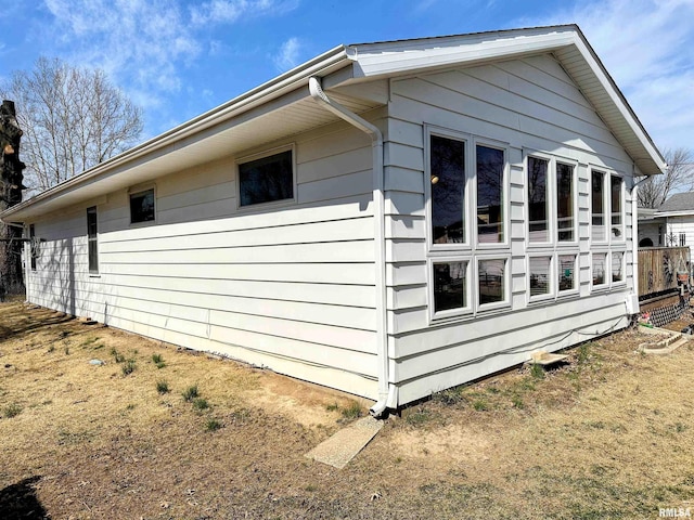 view of property exterior