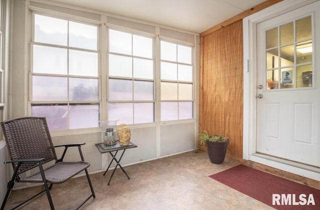 sunroom with a wealth of natural light