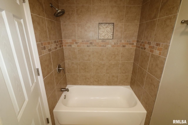 914 Valley Dr, Carterville, IL 62918 - bathroom featuring shower / tub combination