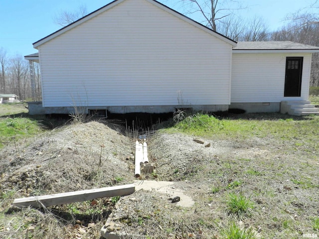 991 US Highway 34, Herod, IL 62947 - view of property exterior featuring crawl space and entry steps