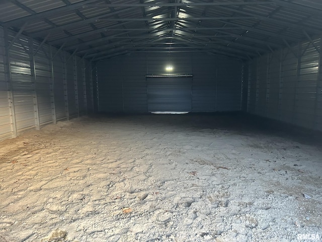 6180 Reevesville Rd, Grantsburg, IL 62943 - miscellaneous room with vaulted ceiling