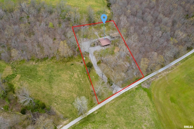 320 Nelson Ln, Grantsburg, IL 62943 - aerial view