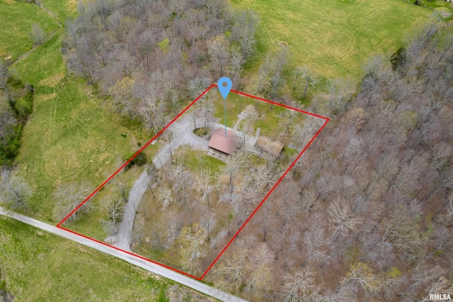 320 Nelson Ln, Grantsburg, IL 62943 - drone / aerial view