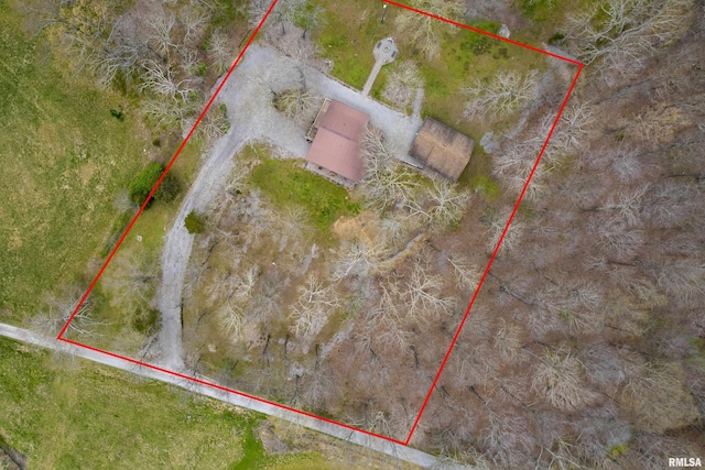 320 Nelson Ln, Grantsburg, IL 62943 - aerial view