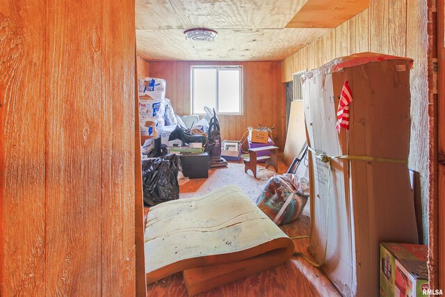 125 Central Hill Rd, Grantsburg, IL 62943 - bedroom featuring wood walls