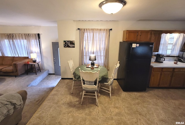 view of dining room