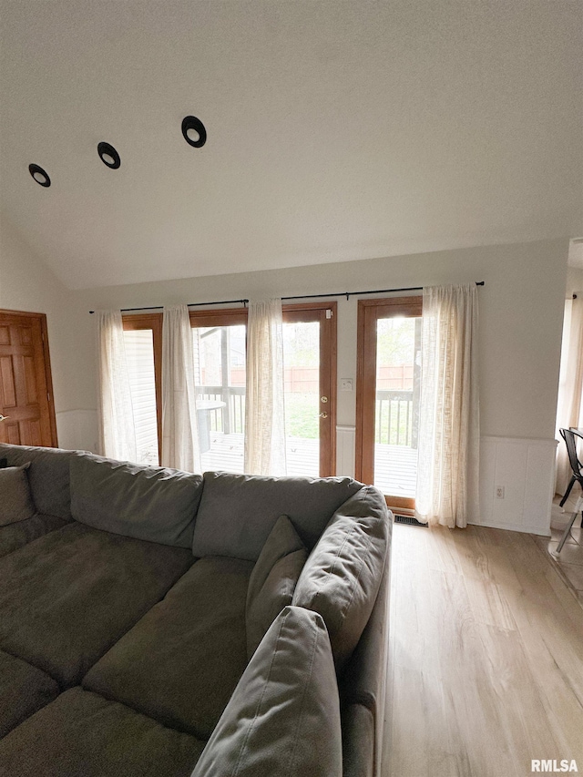 701 Rachael Ct, Carterville, IL 62918 - living room with visible vents, a healthy amount of sunlight, and light wood finished floors