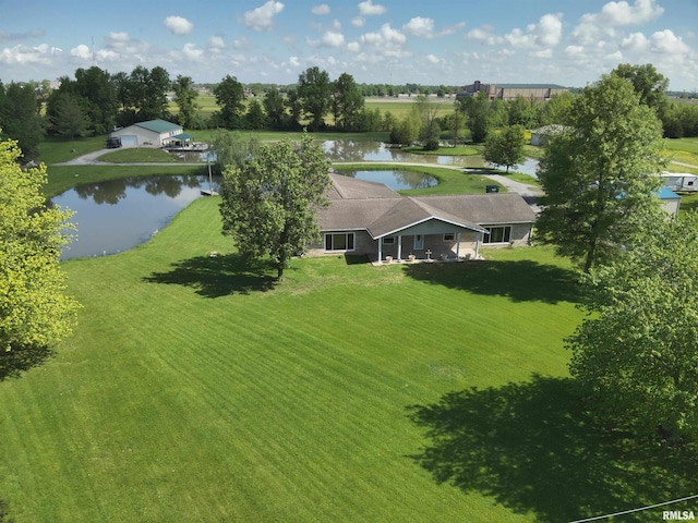 7979 State Route 14th Hwy, Duquoin, IL 62832 - aerial view of property and surrounding area with a large body of water