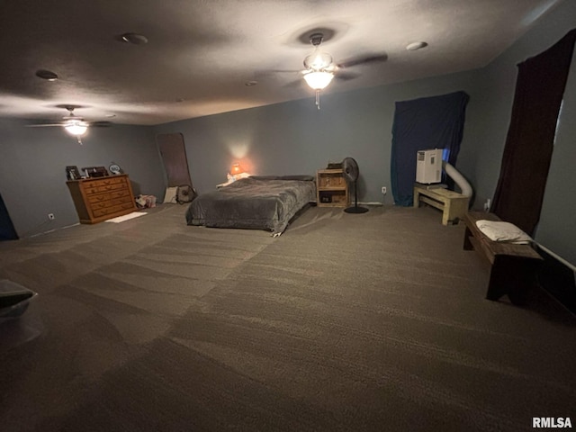17116 Old Town Dr, Sesser, IL 62884 - bedroom featuring ceiling fan and carpet flooring