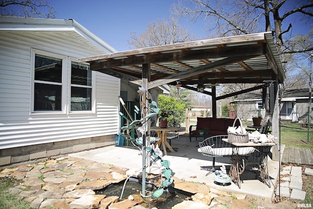 11648 Trolley Line Rd, Marion, IL 62959 - view of patio / terrace with outdoor lounge area