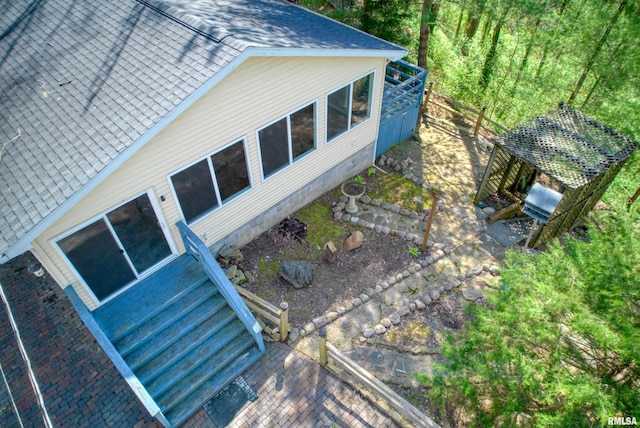 aerial view