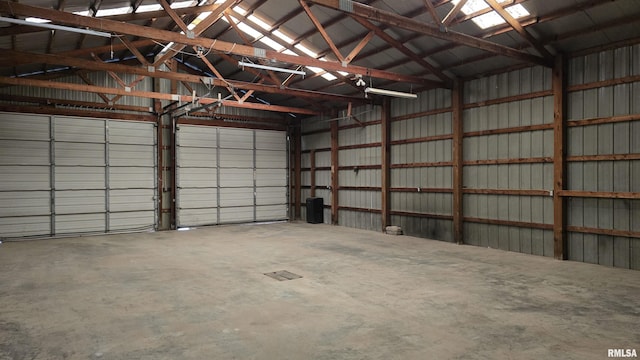205 Shaw St, Harrisburg, IL 62946 - garage with metal wall