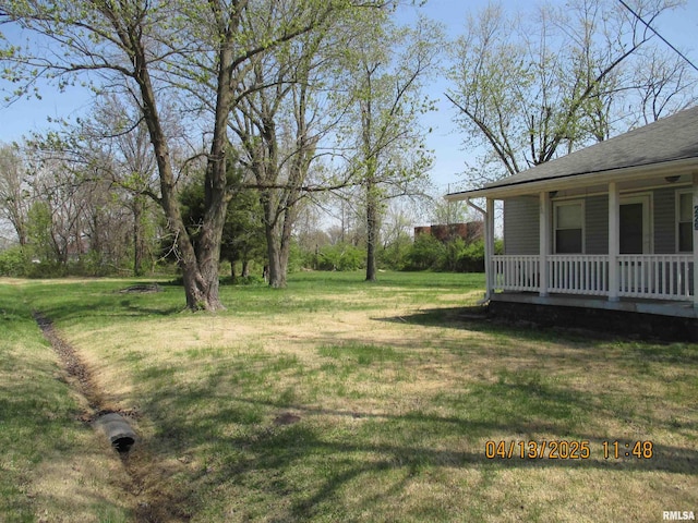 229 S James St, Centralia, IL 62801 - view of yard with a porch