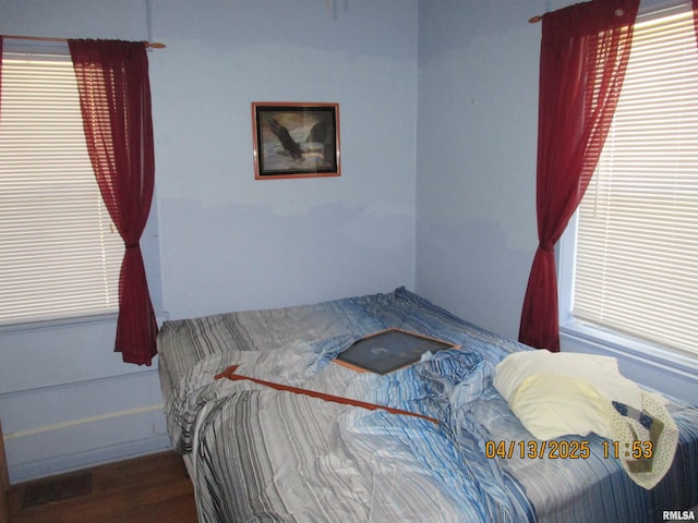 229 S James St, Centralia, IL 62801 - bedroom with multiple windows and wood finished floors