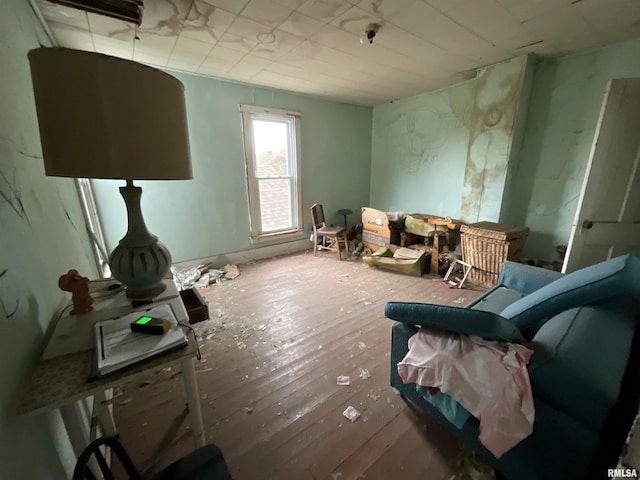 1012 W 9th St, Alton, IL 62002 - miscellaneous room with hardwood / wood-style floors