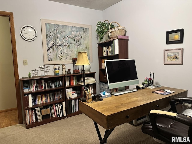 3 Suburban Dr, Murphysboro, IL 62966 - view of carpeted home office
