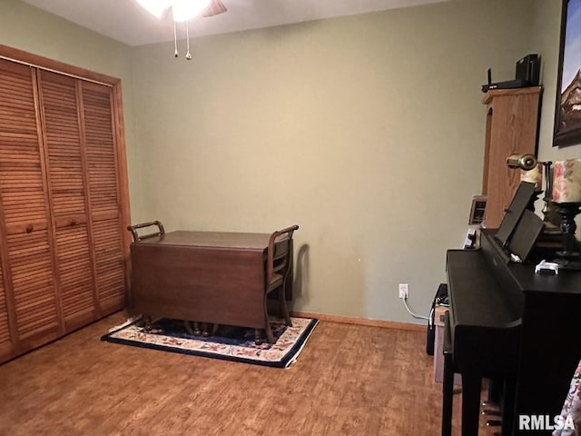 3 Suburban Dr, Murphysboro, IL 62966 - bedroom featuring wood finished floors and a closet