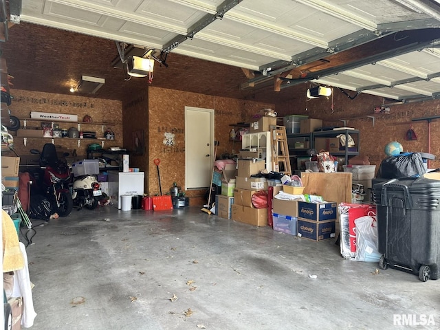 3 Suburban Dr, Murphysboro, IL 62966 - garage featuring a garage door opener