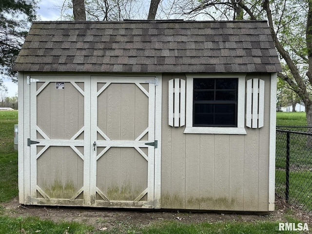 3 Suburban Dr, Murphysboro, IL 62966 - view of shed featuring fence