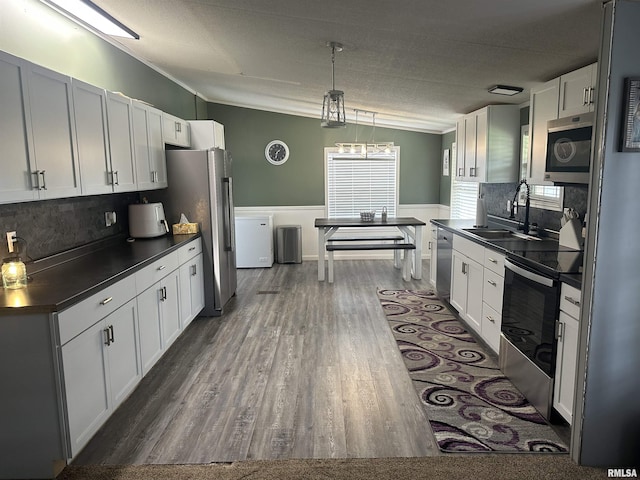 15 Lincoln St, Stonefort, IL 62987 - details with dark countertops and a sink