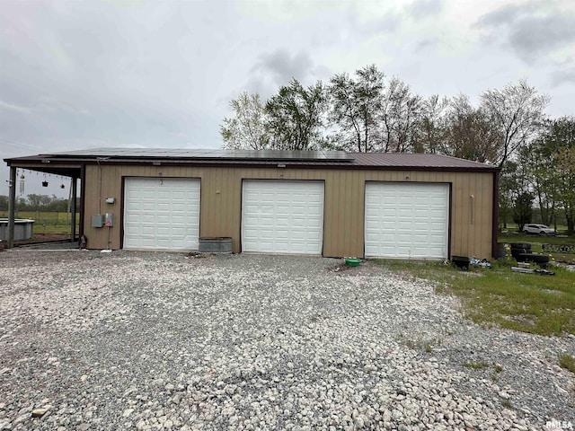 15 Lincoln St, Stonefort, IL 62987 - garage featuring a detached garage