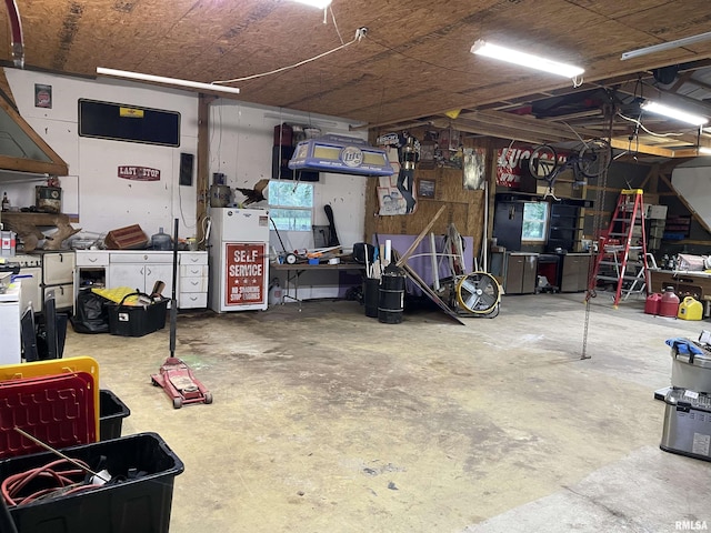 15 Lincoln St, Stonefort, IL 62987 - view of below grade area