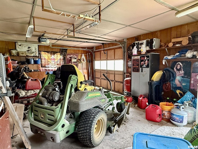 8806 Unionville Rd, Brookport, IL 62910 - garage featuring a garage door opener