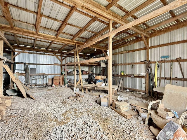 8806 Unionville Rd, Brookport, IL 62910 - miscellaneous room with metal wall