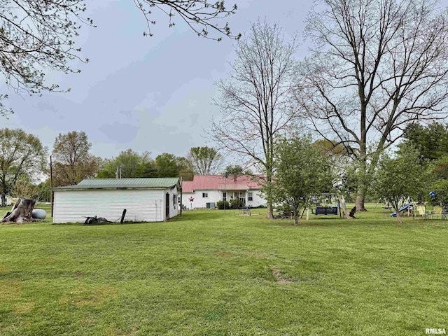 8806 Unionville Rd, Brookport, IL 62910 - view of yard with a playground