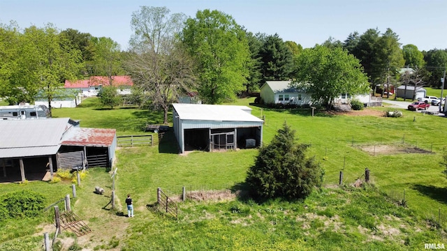 8806 Unionville Rd, Brookport, IL 62910 - view of yard featuring an outdoor structure and an exterior structure